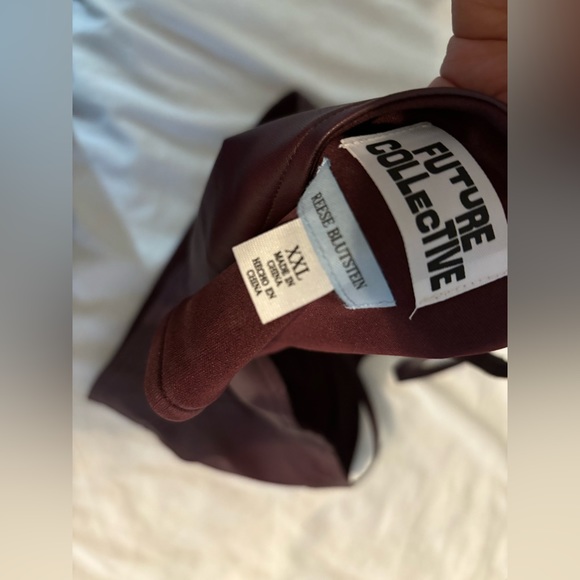 Strappy faux leather tiny top - Picture 3 of 3